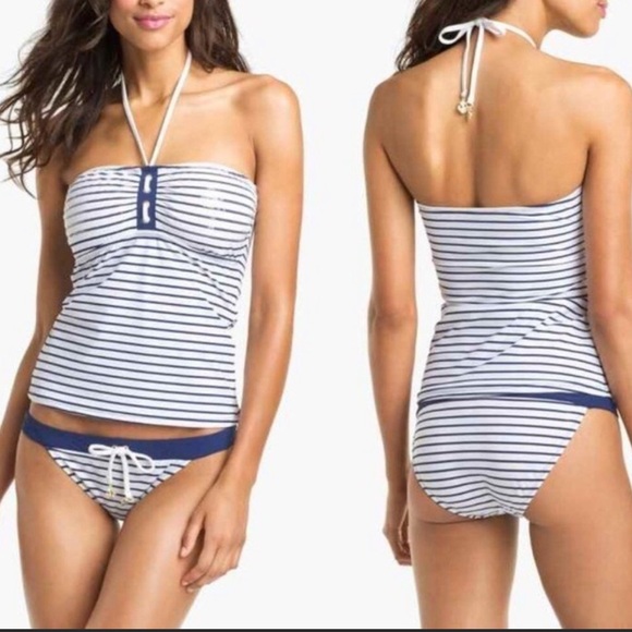 Sperry Other - ❗️SOLD ❗️SPERRY TOP SIDER Tankini Swimsuit Set M Navy and White Size Medium